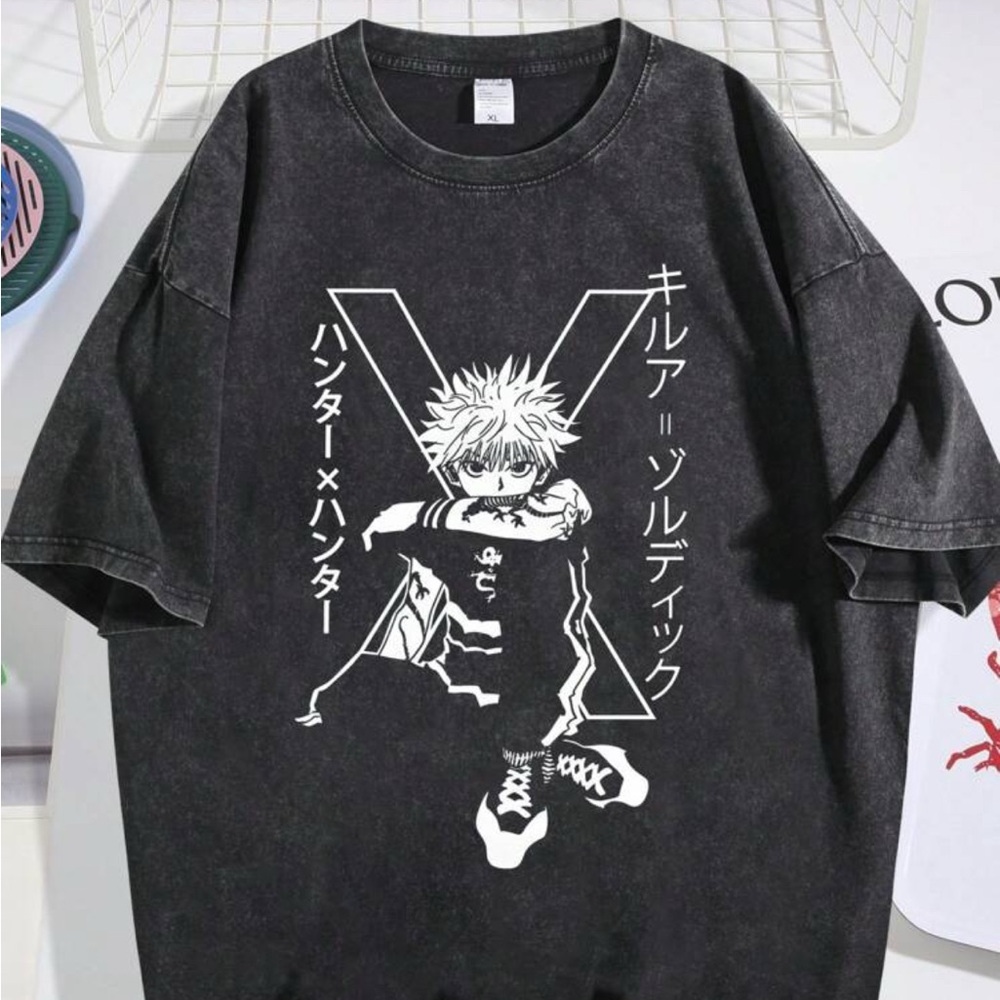 Black Graphic Hunter X Hunter Anime T-Shirt